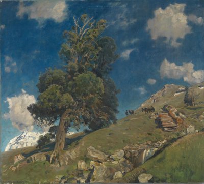 Eugen Felix Prosper Bracht Monte Rosa und Arven von Eugen Felix Prosper Bracht